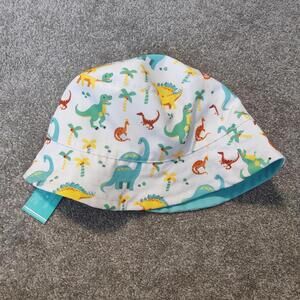 Wonder Co Boy's Dinosaur Reversible Bucket Hat New